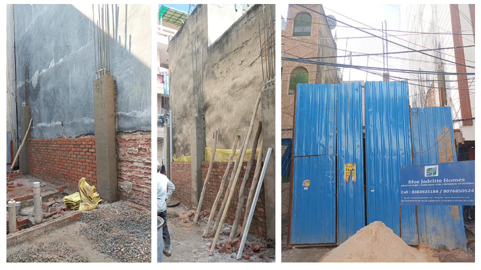 Ongoing Construction -Mukherjee Nagar, New Delhi by jade homes
